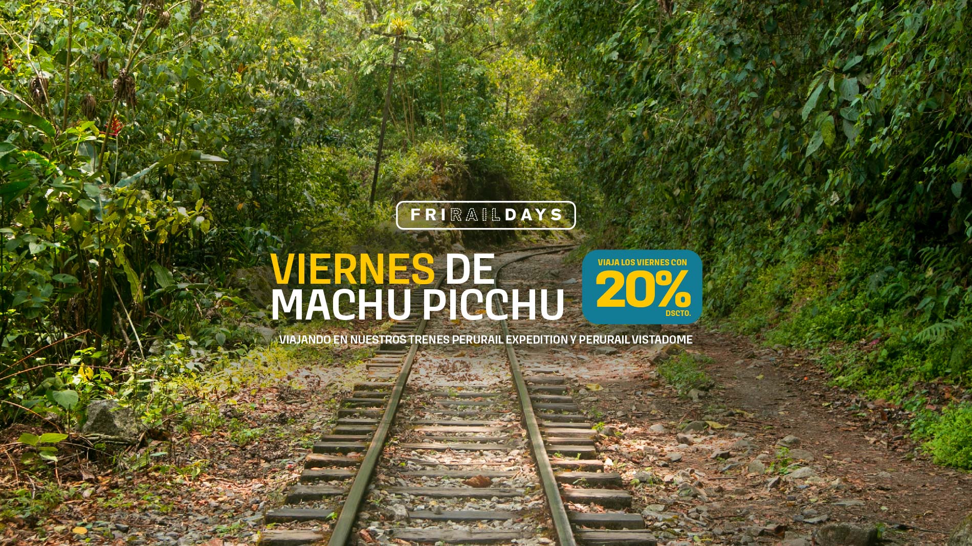¡Descubre Machu Picchu todos los viernes con un 20 de descuento!