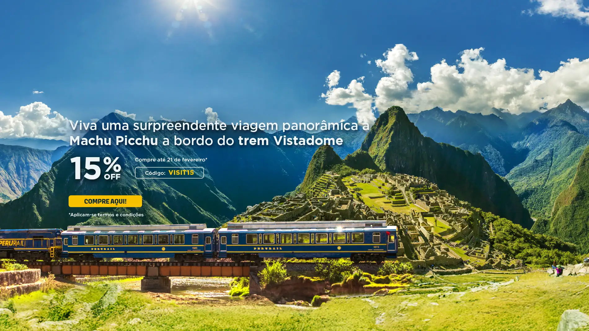 Trem a Machu Picchu - Ollantaytambo - Cusco | PeruRail